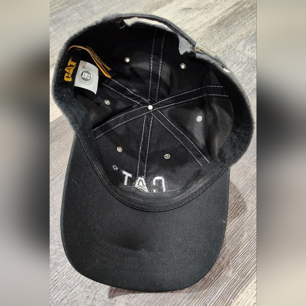 CAT Caterpillar Logo Baseball Hat - Cap -Graphite Gray - Adjustable - 0S - Picture 6 of 7